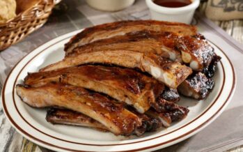 Costillas al horno con salsa barbacoa