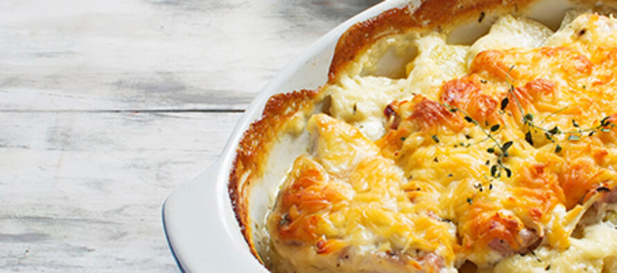 VERDURAS A LA CREMA GRATINADAS