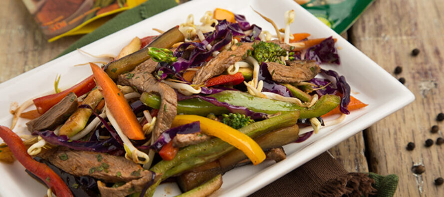 Cómo hacer salteado de verduras con carne