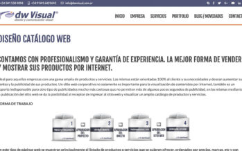 Diseño Web Corporativa y Catálogo Web
