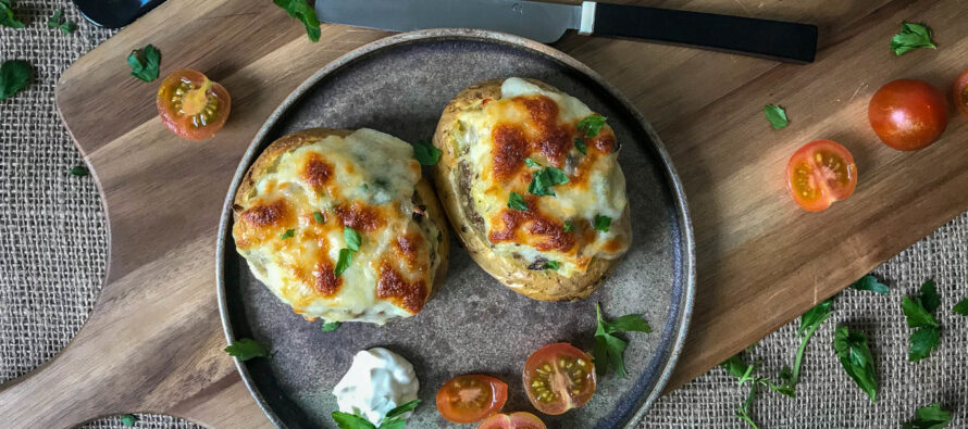 Patatas rellenas al horno