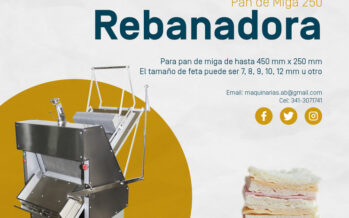 Rebanadora de pan de miga AB250