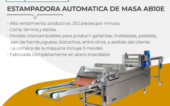 ESTAMPADORA AUTOMATICA DE MASA AB10E