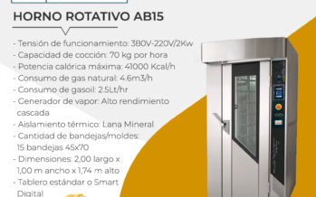 HORNO ROTATIVO AB15