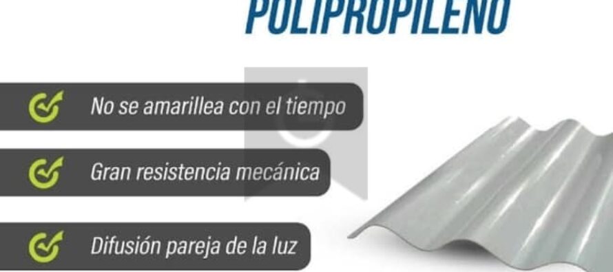 La chapa de polipropileno y su uso en la construcción