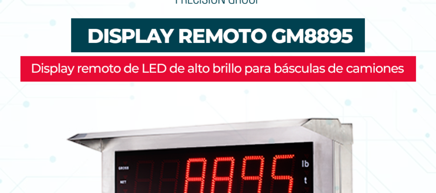 Display remoto GM8895 para básculas de camiones