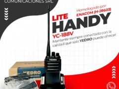 Handy YC-188V LITE para Comunicación en VHF