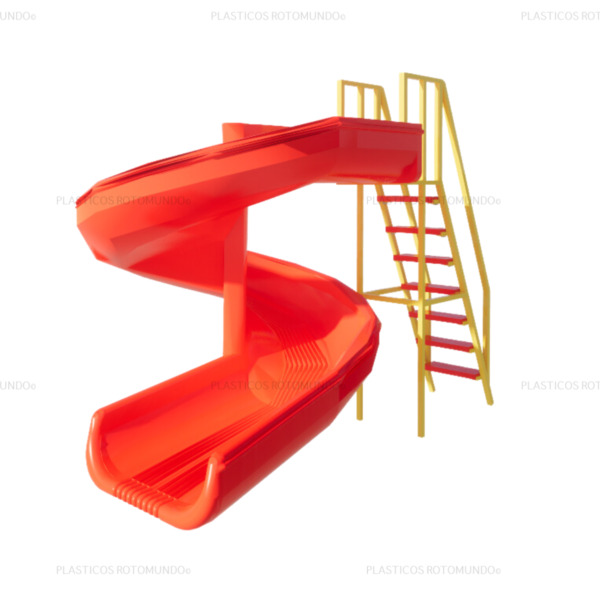 toboganes acuaticos infantiles fabricados por plasticos rotomundo para juegos al aire libre