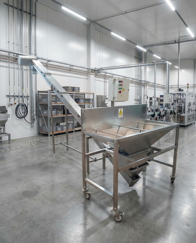 triturador de cascara de huevo fabricado por ingeniero galimberti y cia para la industria avicola