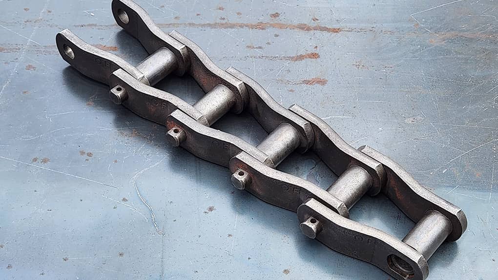 cangilones plasticos y cadenas industriales fabricados por cadenas metalplas para transportadores de materiales a granel