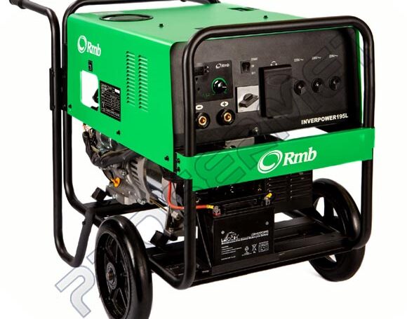 Motosoldadora Inverpower 195 RMB para trabajos de soldadura industrial con electrodos en Rosario y todo el pais.
