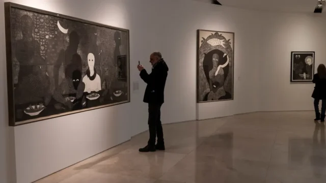 Belkis Ayón en el Malba: el mito africano que transformó en arte universal. Fotografía editorial relacionada con Belkis Ayón Malba. publicada en Novedades Web