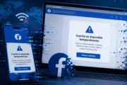 Falla temporal en Facebook deja a miles de usuarios sin acceso a sus cuentas. Imagen destacada sobre falla temporal en Facebook. publicada en Novedades Web