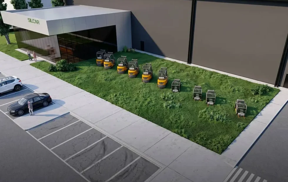 Grupo Silcar construye una nueva sede en el Parque Industrial Pergamino. Fotografía editorial relacionada con nueva sucursal Grupo Silcar Pergamino. publicada en Novedades Web