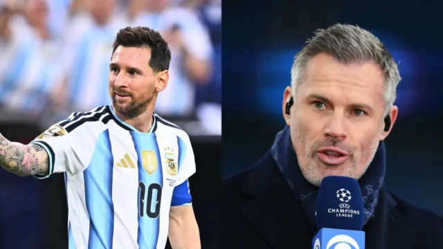 Jamie Carragher analizó cómo frenar a Messi antes del duelo Argentina-Inglaterra. Fotografía editorial relacionada con Jamie Carragher Messi. publicada en Novedades Web