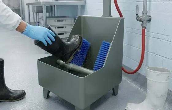 Lava botas industrial: la clave para garantizar la inocuidad alimentaria. Imagen destacada sobre lava botas industrial. publicada en Novedades Web