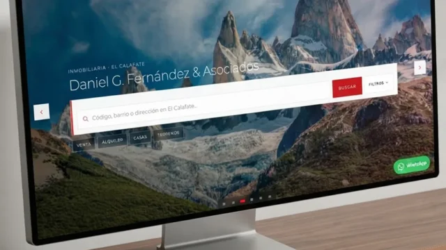 Nueva plataforma inmobiliaria mejora la búsqueda de propiedades en El Calafate. Fotografía editorial relacionada con plataforma inmobiliaria El Calafate. publicada en Novedades Web