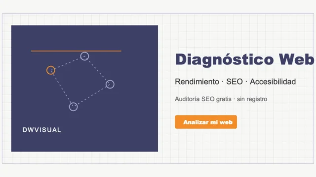 Diagnóstico web gratuito: cómo medir rendimiento, SEO y experiencia digital. Imagen destacada sobre diagnóstico web gratuito. publicada en Novedades Web
