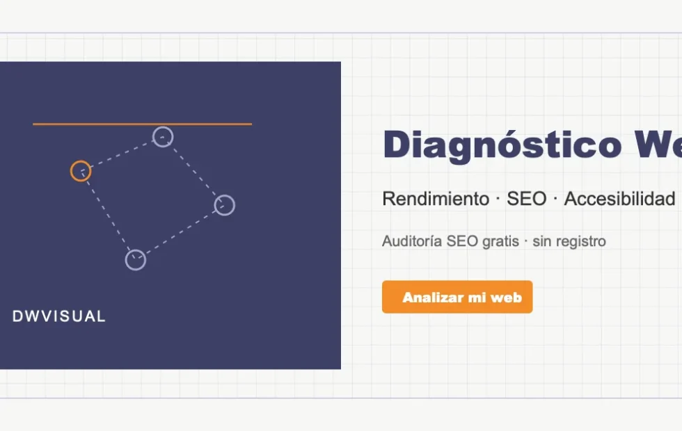 Diagnóstico web gratuito: cómo medir rendimiento, SEO y experiencia digital. Imagen destacada sobre diagnóstico web gratuito. publicada en Novedades Web