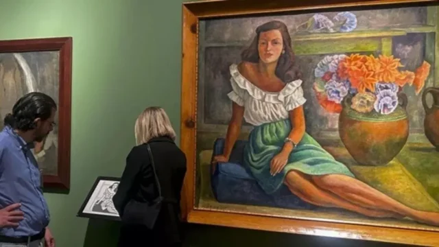 Diego Rivera en Roma: la muestra mexicana que ya superó 17.000 visitantes. Fotografía editorial relacionada con muestra de Diego Rivera. publicada en Novedades Web