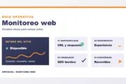 Monitoreo web para PyMEs: cómo detectar fallas antes de perder clientes. Imagen destacada sobre monitoreo web para PyMEs. publicada en Novedades Web