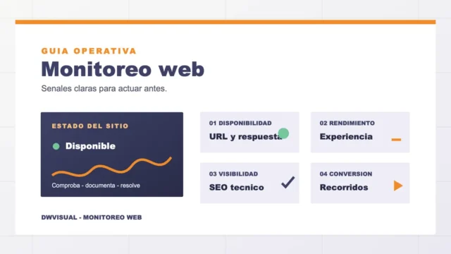 Monitoreo web para PyMEs: cómo detectar fallas antes de perder clientes. Imagen destacada sobre monitoreo web para PyMEs. publicada en Novedades Web