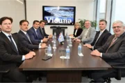 Vicuña adelantará US$250 millones para infraestructura en San Juan. Fotografía editorial relacionada con US$250 millones infraestructura San Juan. publicada en Novedades Web