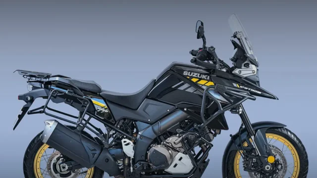 Accesorios para viajar en la Suzuki V-Strom 1050 con más carga y protección. Fotografía editorial relacionada con accesorios para viajar V-Strom 1050. publicada en Novedades Web