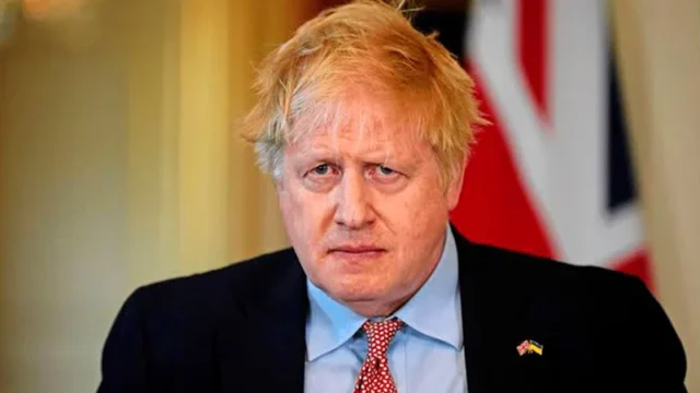 Boris Johnson salió ileso de un ataque ruso contra un tren en Ucrania. Fotografía editorial relacionada con Boris Johnson salió ileso ataque. publicada en Novedades Web