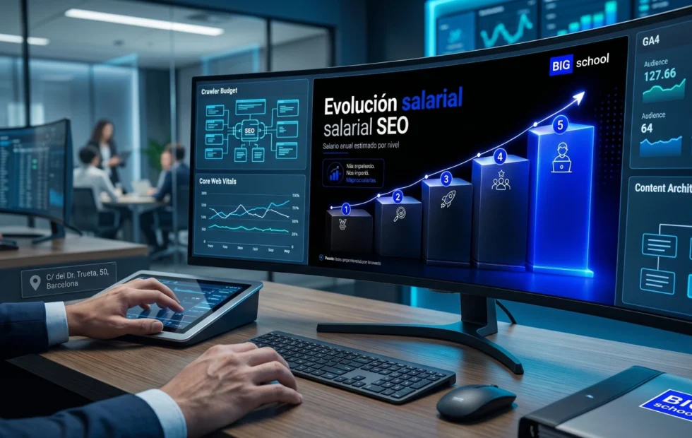 Cómo estudiar SEO en 2026 y elegir la formación adecuada para trabajar. Imagen destacada sobre estudiar SEO en 2026. publicada en Novedades Web