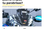 Cómo limpiar el parabrisas de la moto sin rayarlo. Imagen destacada sobre limpiar el parabrisas de la moto. publicada en Novedades Web