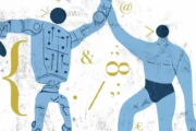 Dos revoluciones, dos sociedades: el trabajo cambia de lugar. Fotografía editorial relacionada con futuro del trabajo. publicada en Novedades Web