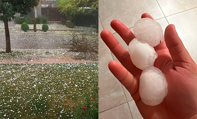Granizo en Córdoba: piedras del tamaño de una pelota de golf causaron destrozos. Imagen destacada sobre granizo en Córdoba. publicada en Novedades Web