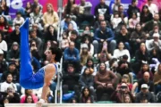 Luca Alfieri ganó la primera medalla rosarina en los Juegos Suramericanos. Fotografía editorial relacionada con medalla rosarina Juegos Suramericanos. publicada en Novedades Web