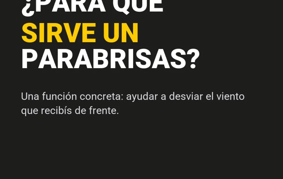 Parabrisas para motos en Argentina: cómo elegir el modelo correcto. Imagen destacada sobre parabrisas para motos en Argentina. publicada en Novedades Web