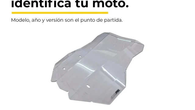Parabrisas para motos: identificá modelo, año y versión antes de elegir. Imagen destacada sobre parabrisas para motos. publicada en Novedades Web