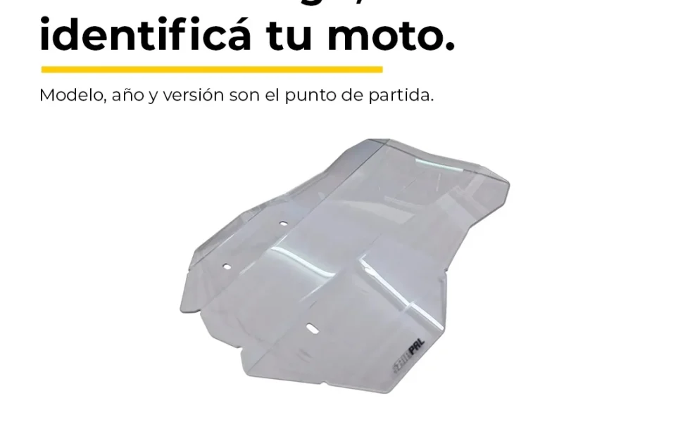 Parabrisas para motos: identificá modelo, año y versión antes de elegir. Imagen destacada sobre parabrisas para motos. publicada en Novedades Web