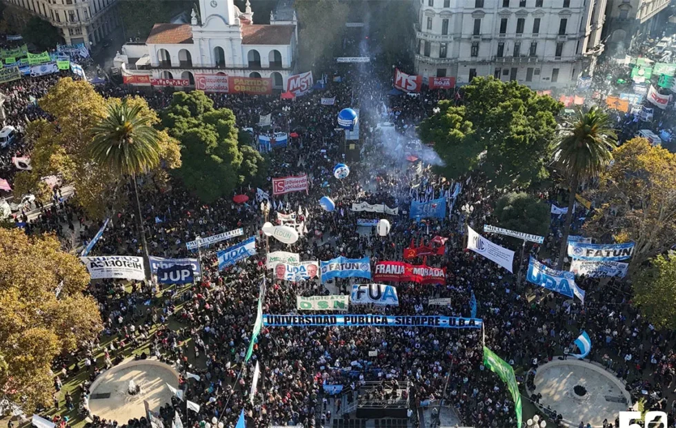 Quinta marcha federal universitaria: será el 15 de octubre frente a Tribunales. Imagen destacada sobre quinta marcha federal universitaria. publicada en Novedades Web