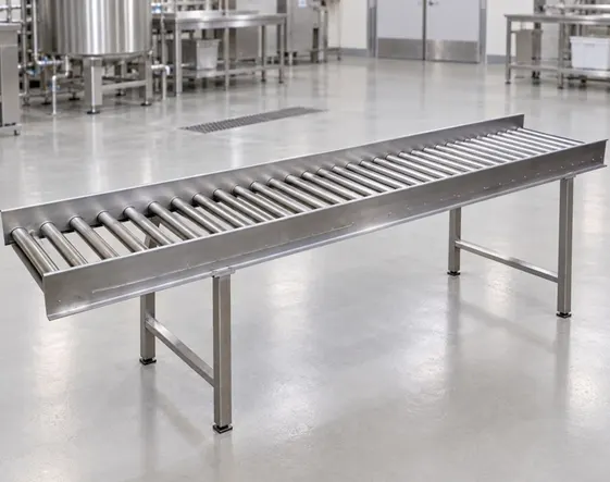 Transportadores de rodillos por gravedad: una solución eficiente para la industria. Imagen destacada sobre transportadores de rodillos por gravedad. publicada en Novedades Web