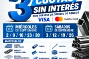 Tres cuotas sin interés en Herramat para comprar materiales en septiembre. Fotografía editorial relacionada con tres cuotas sin interés Herramat. publicada en Novedades Web