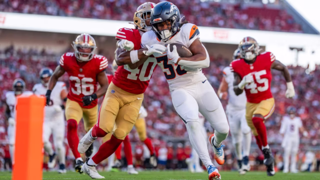 Broncos vs. 49ers: horario y dónde ver en vivo la Semana 4 de la NFL. Imagen destacada sobre Broncos vs. 49ers. publicada en Novedades Web