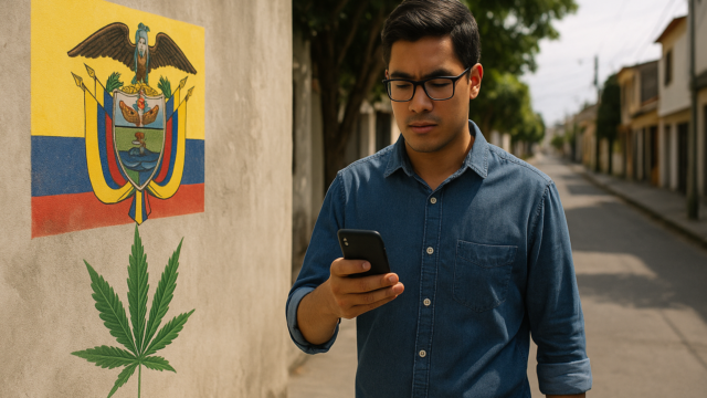 Imagen ilustrativa generada con IA: Colombia analiza las trabas constitucionales para regular el cannabis