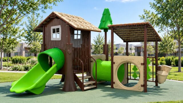 Cómo elegir juegos para los espacios comunes de un barrio privado. Fotografía editorial relacionada con elegir juegos espacios comunes barrio. publicada en Novedades Web
