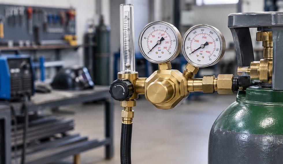 Cómo elegir un regulador de gas para soldadura sin incompatibilidades. Imagen destacada sobre regulador de gas para soldadura. publicada en Novedades Web
