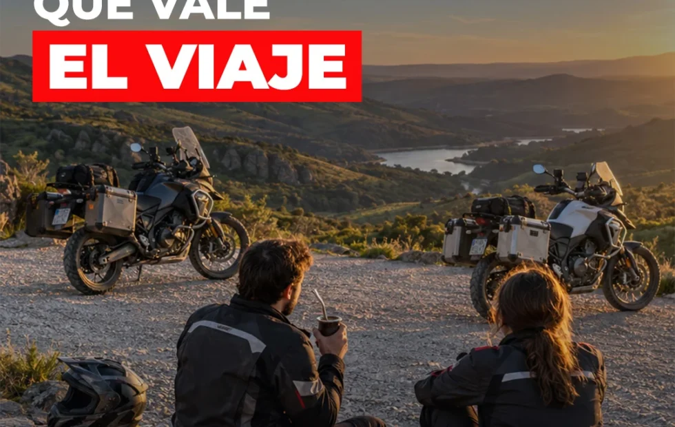 Cómo elegir y compartir paradas útiles para viajar en moto. Fotografía editorial relacionada con paradas para viajar en moto. publicada en Novedades Web