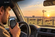 Cómo organizar los canales de radio en un establecimiento rural. Fotografía editorial relacionada con canales de radio en el campo. publicada en Novedades Web