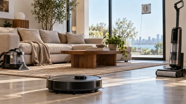 Electrodomésticos inteligentes para limpiar la casa con menos esfuerzo. Fotografía editorial relacionada con electrodomésticos inteligentes limpiar casa. publicada en Novedades Web