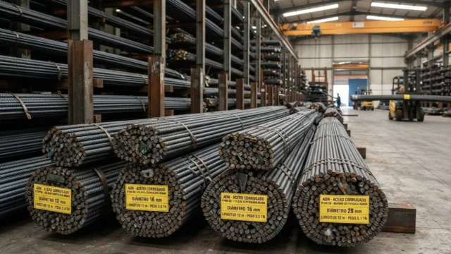 Hierro ADN de construcción en Rosario: opciones minoristas y mayoristas. Fotografía editorial relacionada con hierro ADN en Rosario. publicada en Novedades Web