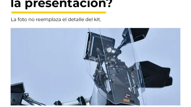 Kit de parabrisas para moto: qué revisar antes de comprar. Imagen destacada sobre kit de parabrisas para moto. publicada en Novedades Web