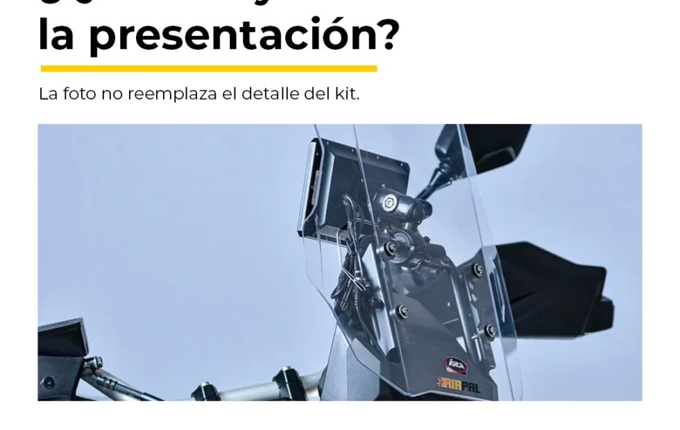 Kit de parabrisas para moto: qué revisar antes de comprar. Imagen destacada sobre kit de parabrisas para moto. publicada en Novedades Web